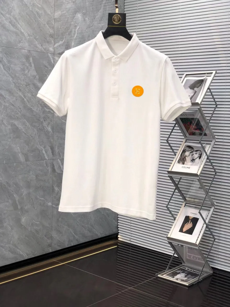 P100 Polo Premium T 、 Breathable logo Versatile ！ Sizes:M-3XL